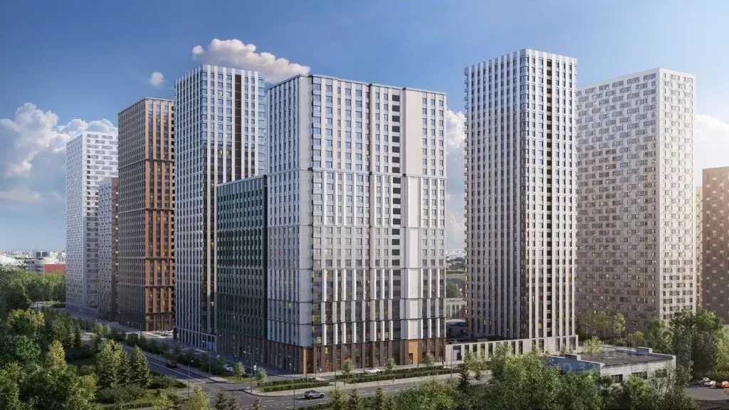 Студия Москва Русич Кантемировский жилой комплекс (25.0 м) - Фото 1
