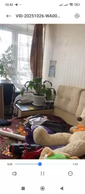 Комната Тульская область, Тула ул. Демонстрации, 136 (18.0 м) - Фото 2