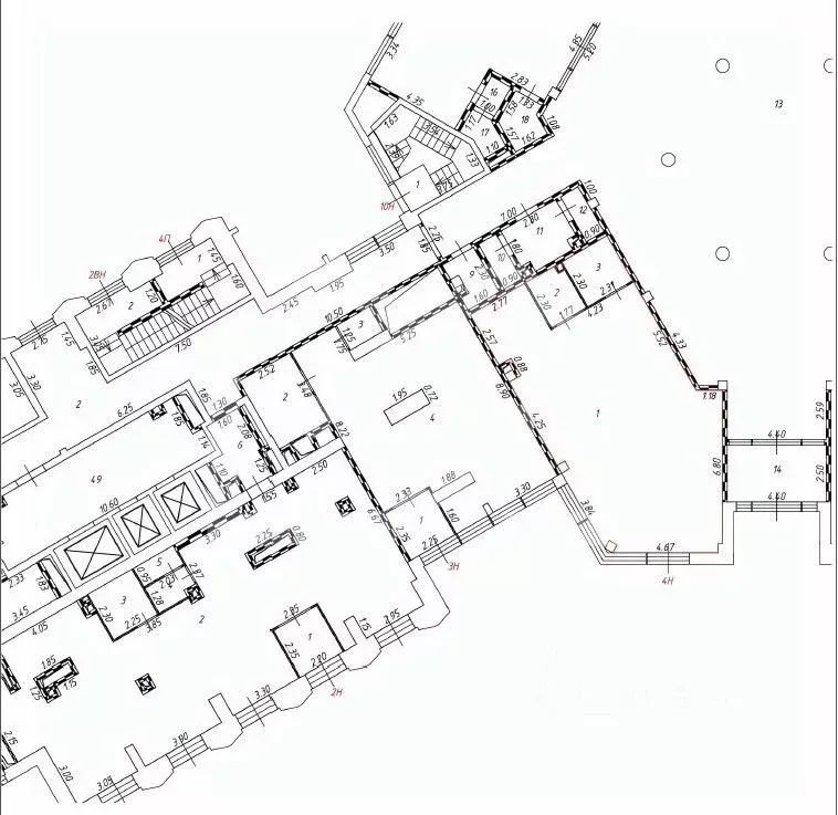 Помещение свободного назначения в Москва ул. Вильгельма Пика, 3Ас1 (91 ... - Фото 2