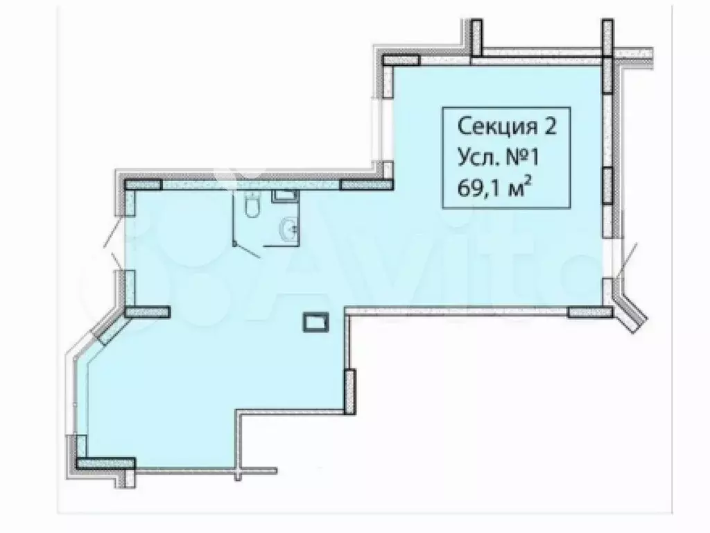 Продам торговое помещение, 69 м - Фото 0