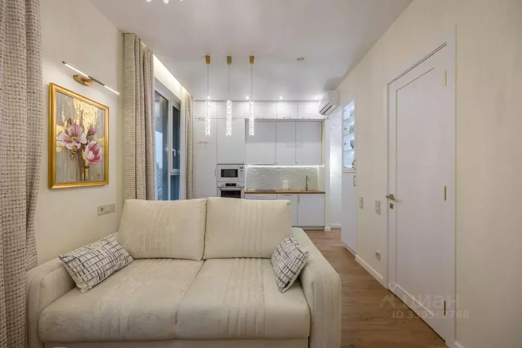 Студия Москва ул. Крузенштерна, 7 (25.0 м) - Фото 1