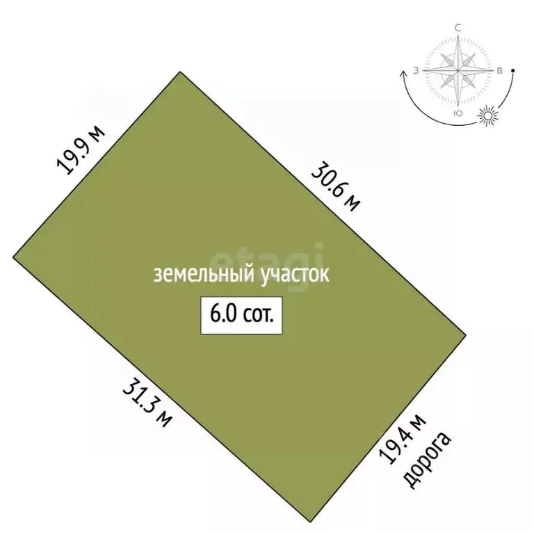 Участок в Башкортостан, Стерлитамакский район, Наумовский сельсовет, ... - Фото 2