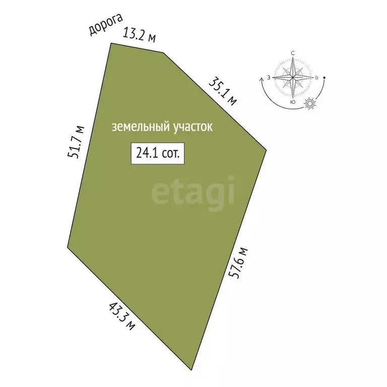 Участок в Псковский район, Логозовская волость, деревня Задорожье (24 ... - Фото 1