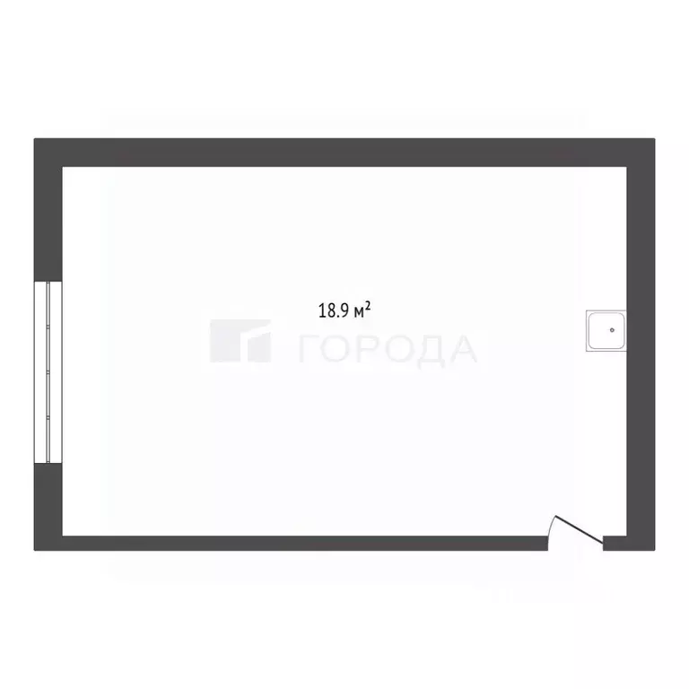 Комната Кемеровская область, Новокузнецк Народная ул., 33 (25.7 м) - Фото 2