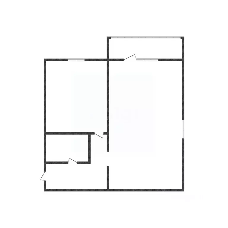 1-к кв. Белгородская область, Губкин Народная ул., 3 (29.9 м) - Фото 2