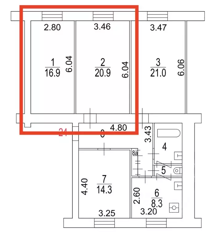 Комната Москва проезд 4-й Марьиной рощи, 3/5 (37.8 м) - Фото 2