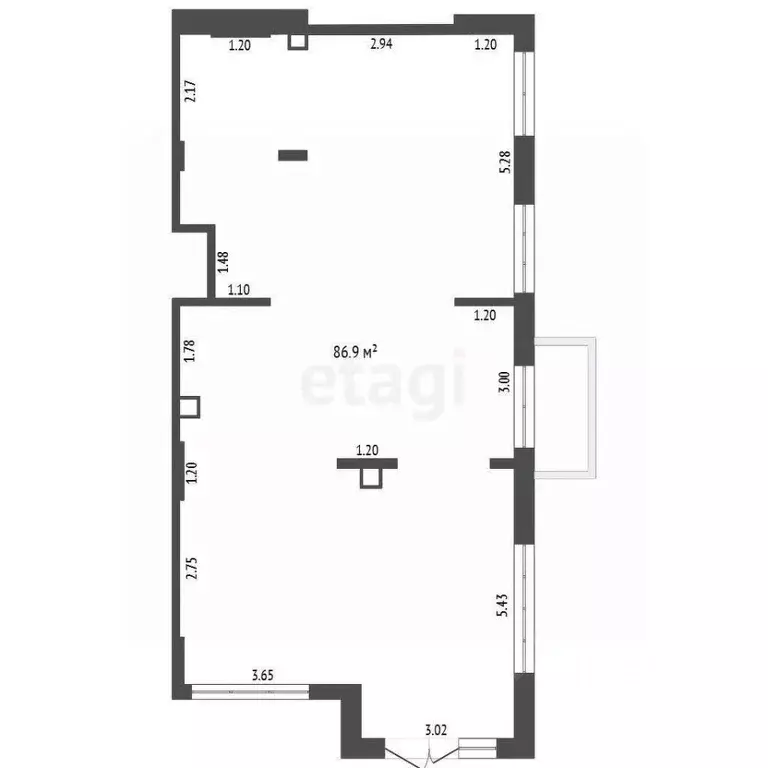 Помещение свободного назначения в Тюменская область, Тюмень ул. Андрея ... - Фото 2
