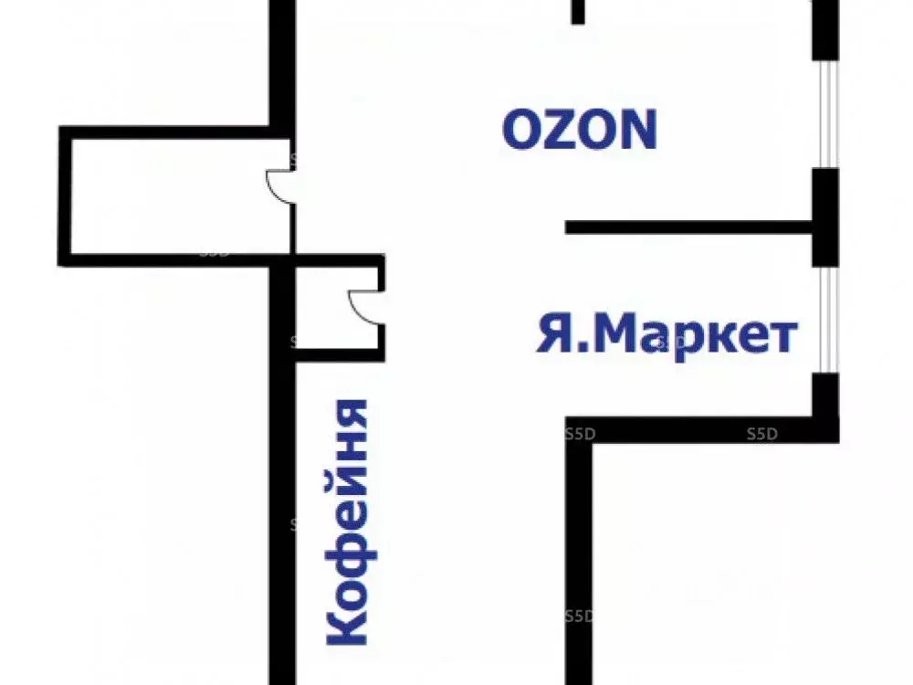 Торговая площадь в Москва Севастопольский просп., 71к1 (84 м) - Фото 2