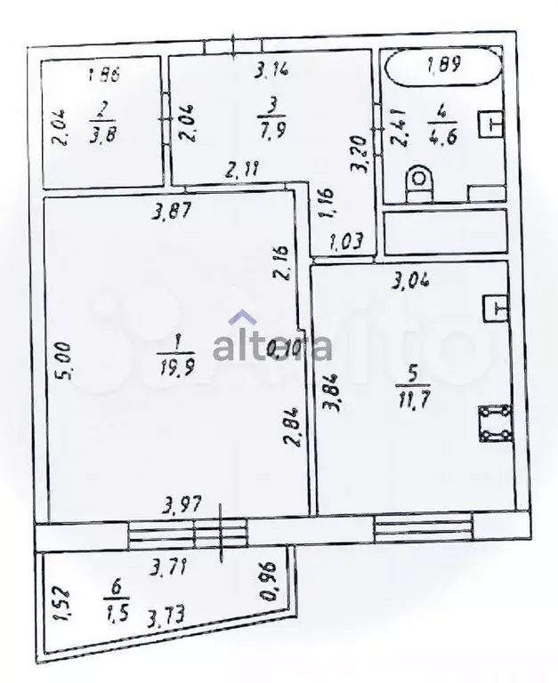 1-к. квартира, 47,5 м, 9/22 эт. - Фото 0