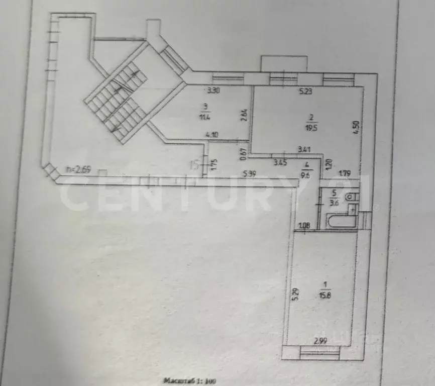 3-к кв. Пермский край, Пермь ул. Водников, 65 (60.0 м) - Фото 2