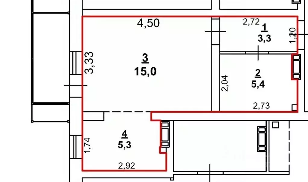 Студия Крым, Ялта проезд Бакунинский, 13 (30.0 м) - Фото 1