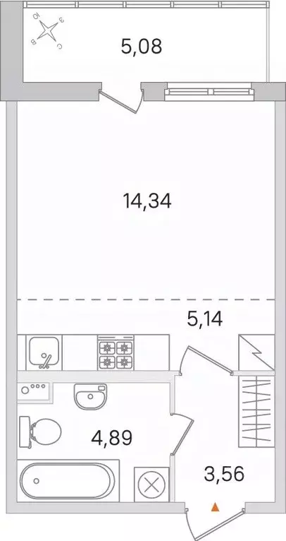 Студия Ленинградская область, Всеволожский район, Заневское городское ... - Фото 0