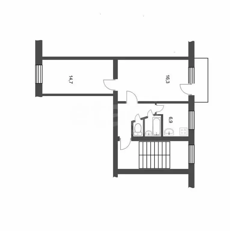 2-комнатная квартира: Златоуст, улица Степана Разина, 96 (44 м) - Фото 1