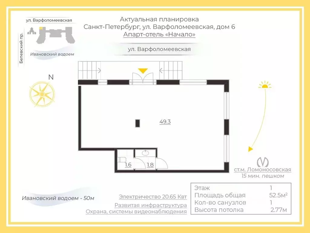 Помещение свободного назначения в Санкт-Петербург Варфоломеевская ул., ... - Фото 2