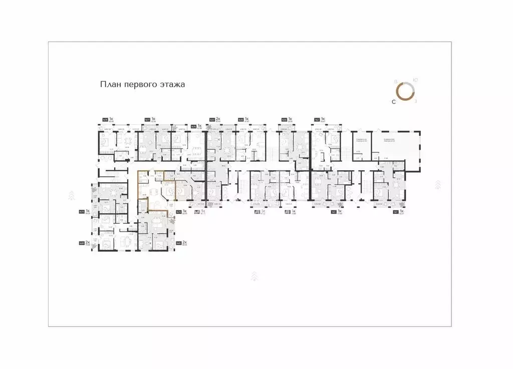 1-комнатная квартира: Светлогорск, Новая улица, 108-114 (58.49 м) - Фото 1