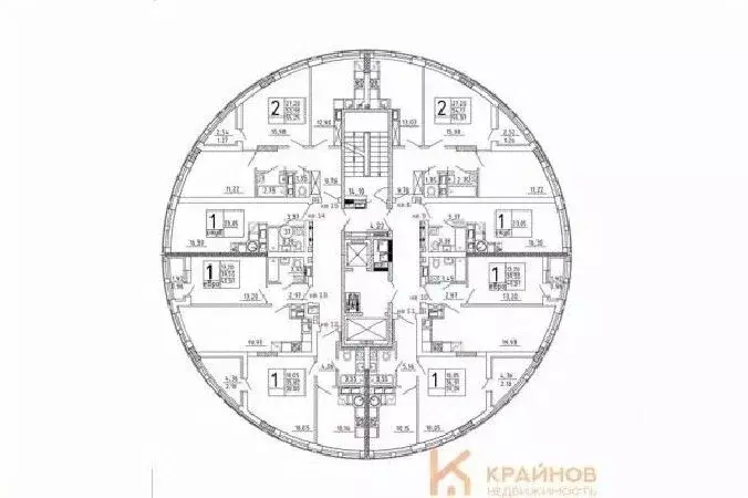 1-к кв. Воронежская область, с. Новая Усмань, Южный мкр  (39.09 м) - Фото 1