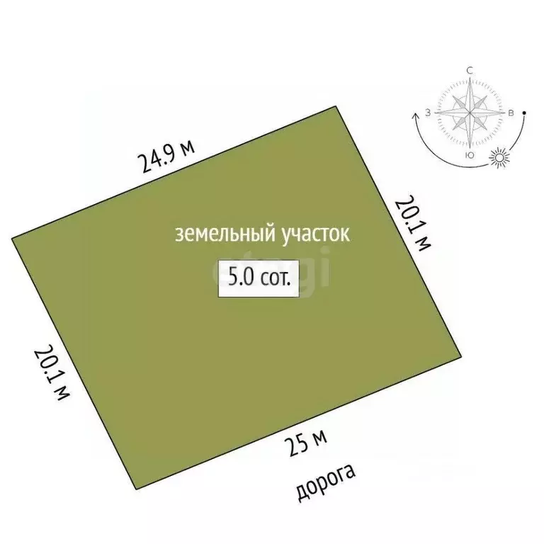 Участок в Тюменская область, Тюменский муниципальный округ, д. ... - Фото 2