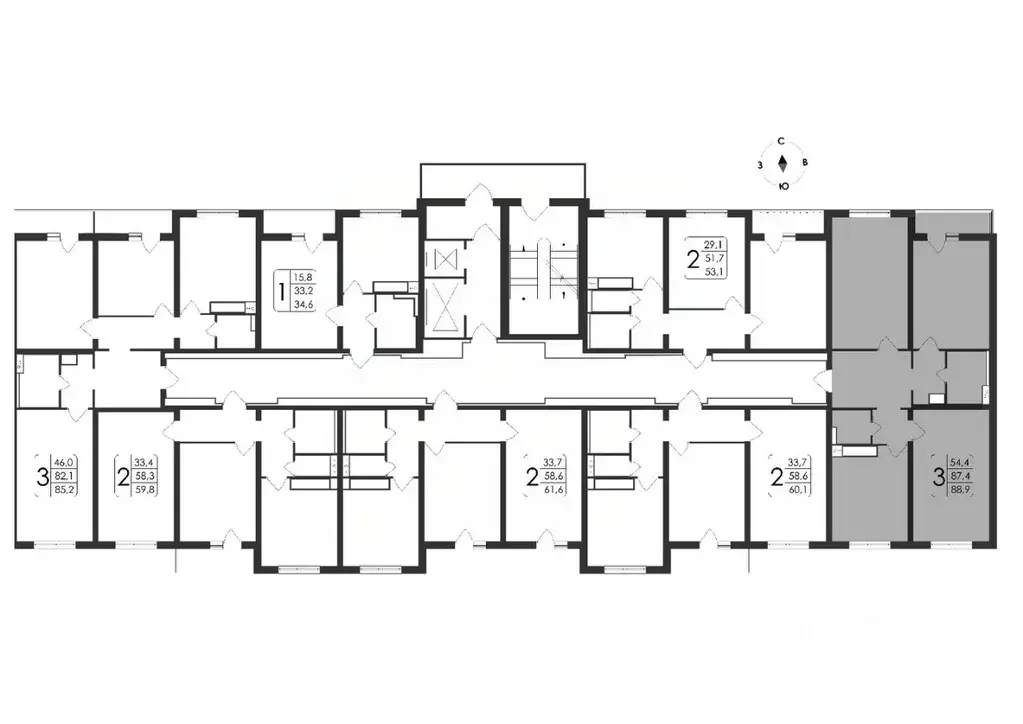 3-к кв. Воронежская область, Воронеж ул. Загоровского, 5/4 (88.9 м) - Фото 1
