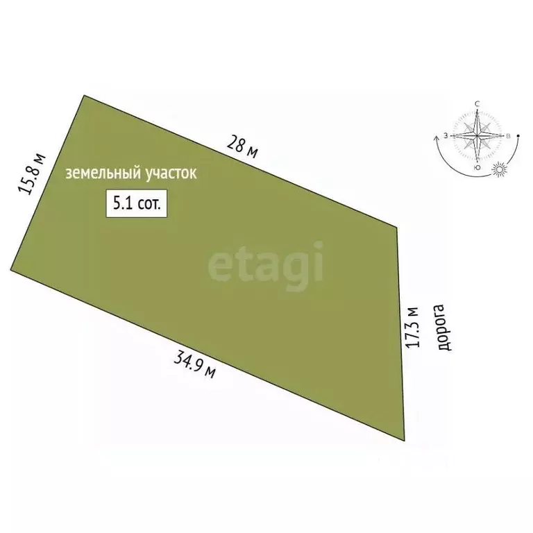 Участок в Крым, Ленинский район, Семисотское с/пос, с. Каменское ул. ... - Фото 1