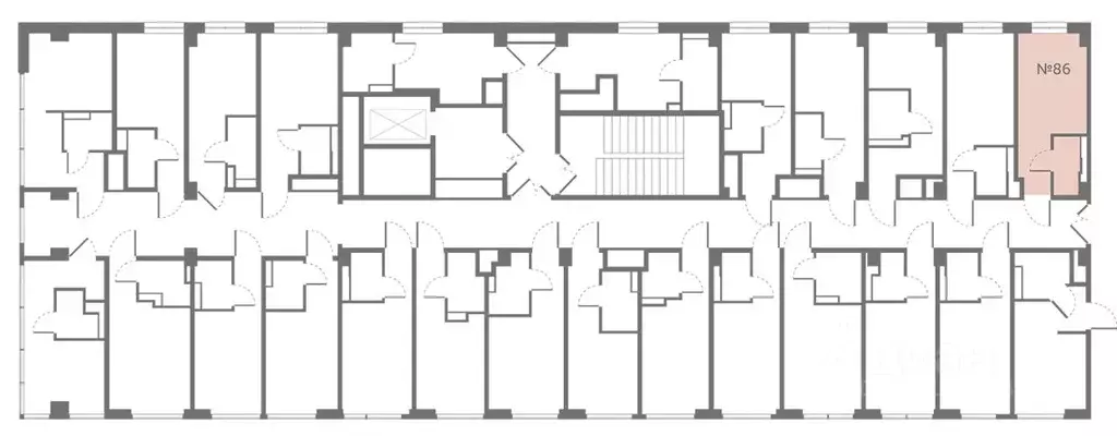 Студия Санкт-Петербург Коломяжский просп., 4 (14.4 м) - Фото 1