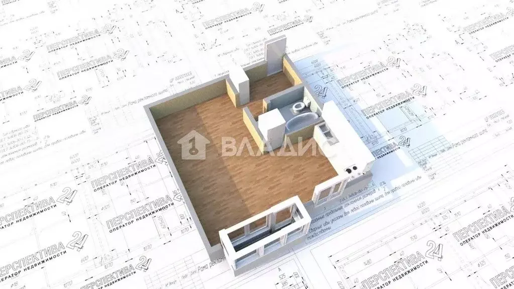 1-к кв. Иркутская область, Ангарск 277-й кв-л, 19 (30.6 м) - Фото 2