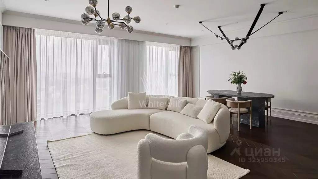 3-к кв. Москва Поклонная ул., 9 (126.0 м) - Фото 2