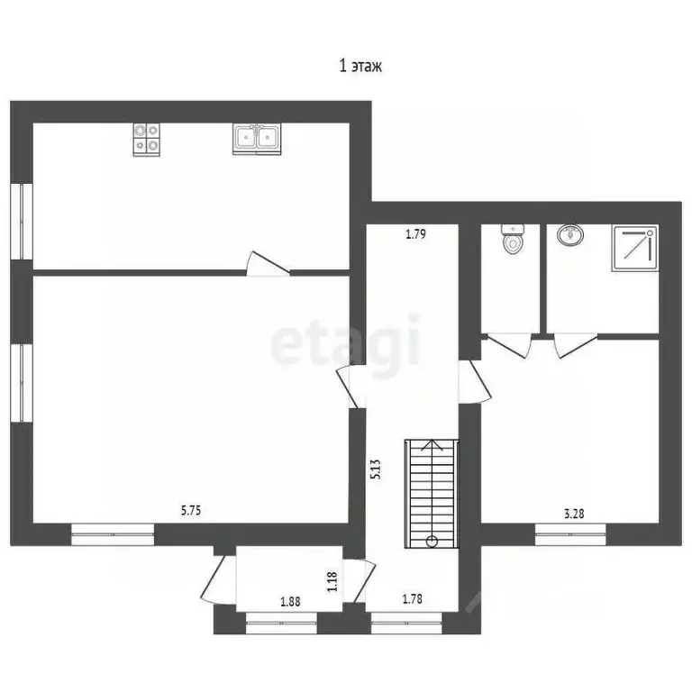 Дом в Ханты-Мансийский АО, Нягань Авиационная ул., 5А (148 м) - Фото 2