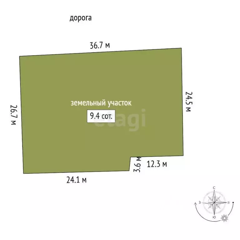 Участок в Ленинградская область, Тосненский район, Федоровское ... - Фото 1