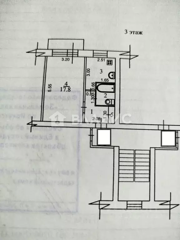 1-к кв. Иркутская область, Иркутск Подаптечная ул., 12 (31.4 м) - Фото 2