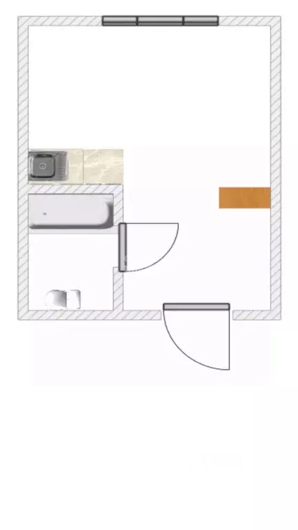 Студия Приморский край, Артем ул. Кирова, 150 (16.6 м) - Фото 2