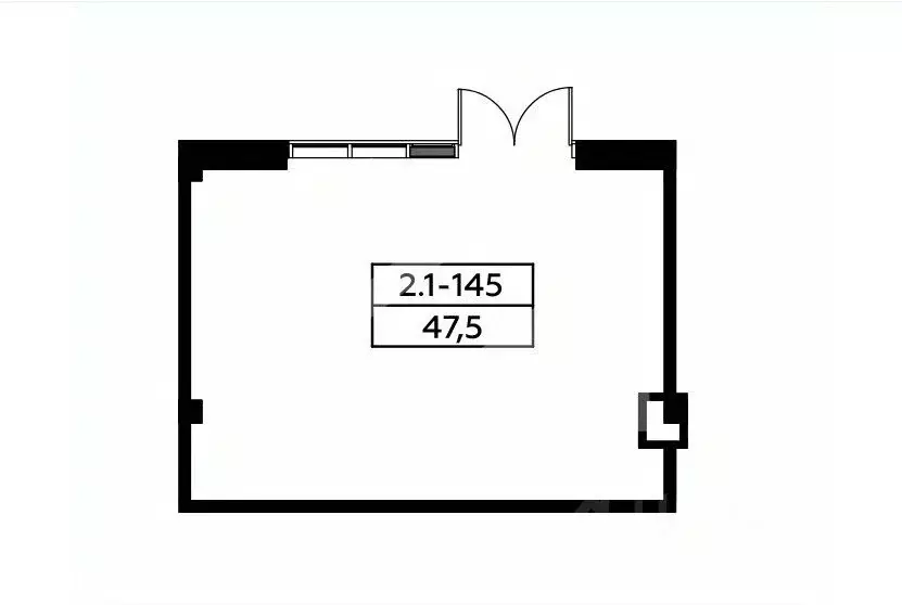 Помещение свободного назначения в Москва БК Прокшино тер., 2 (48 м) - Фото 2
