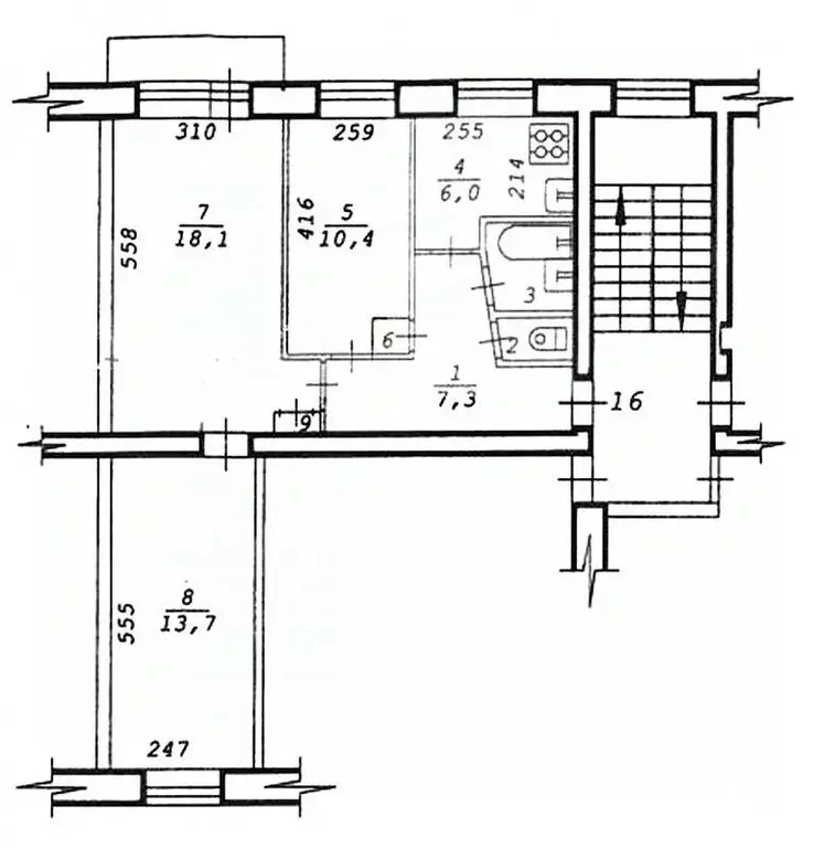 3-к кв. Челябинская область, Челябинск Цинковая ул., 3 (59.2 м) - Фото 1