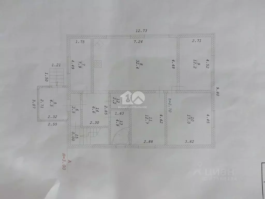 Дом в Новосибирская область, Новосибирский район, Каменский сельсовет, ... - Фото 2