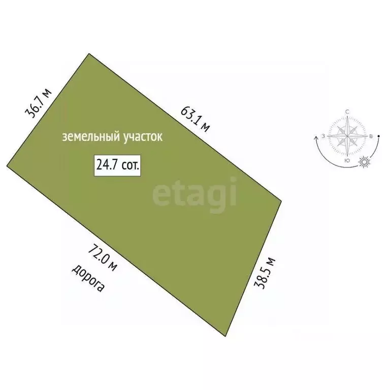 Участок в Свердловская область, Слободо-Туринский район, ... - Фото 2