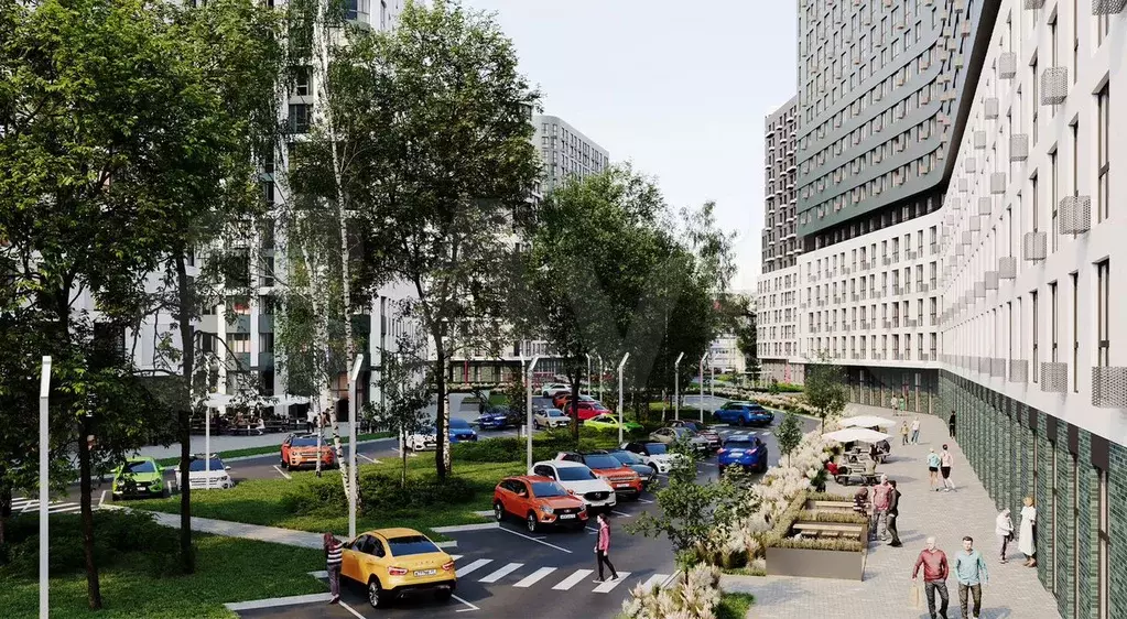 1-к. квартира, 35,9 м, 6/11 эт. - Фото 1