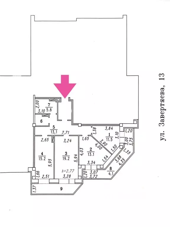 3-к кв. Омская область, Омск ул. Завертяева, 13 (84.0 м) - Фото 0