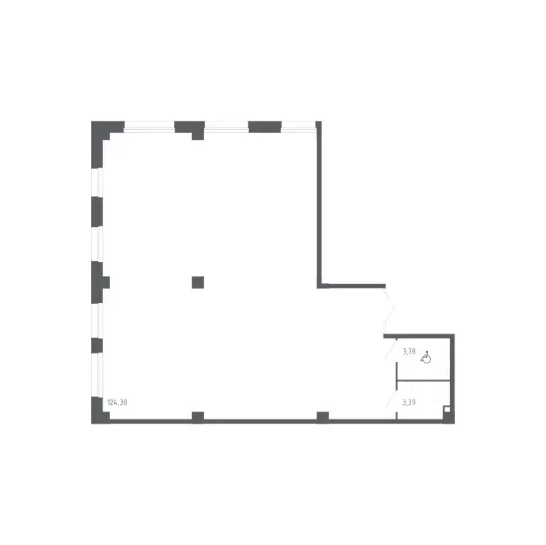 Помещение свободного назначения (131.47 м) - Фото 1