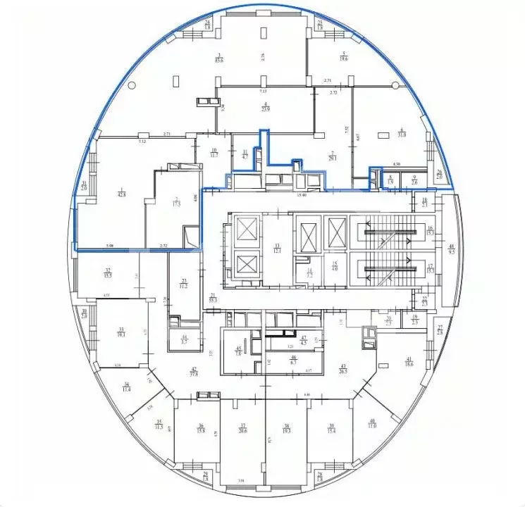 Помещение свободного назначения в Москва Поклонная ул., 3 (309 м) - Фото 2