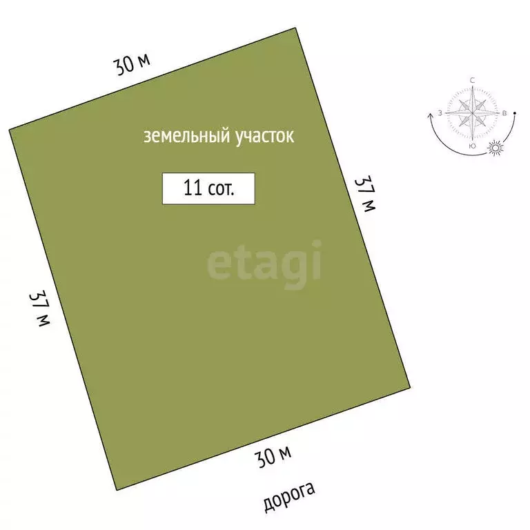 Участок в Красносельский район, Шолоховское сельское поселение, ... - Фото 1