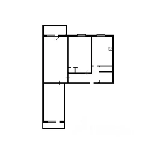 3-к кв. Новосибирская область, Новосибирск Рельсовая ул., 1 (62.0 м) - Фото 2