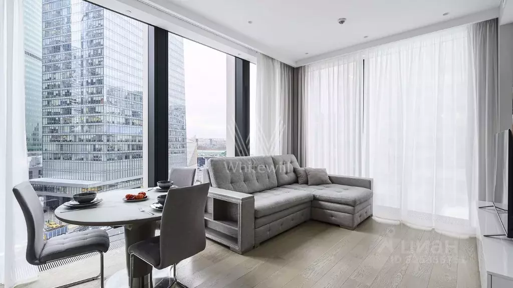 3-к кв. Москва 1-й Красногвардейский проезд, 22с2 (91.0 м) - Фото 2