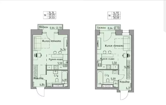 Продаётся квартира-студия, 30.1 м - Фото 0