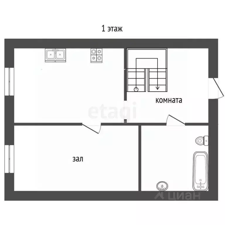 Дом в Ярославская область, Рыбинск ул. Пятилетки, 26 (250 м) - Фото 2
