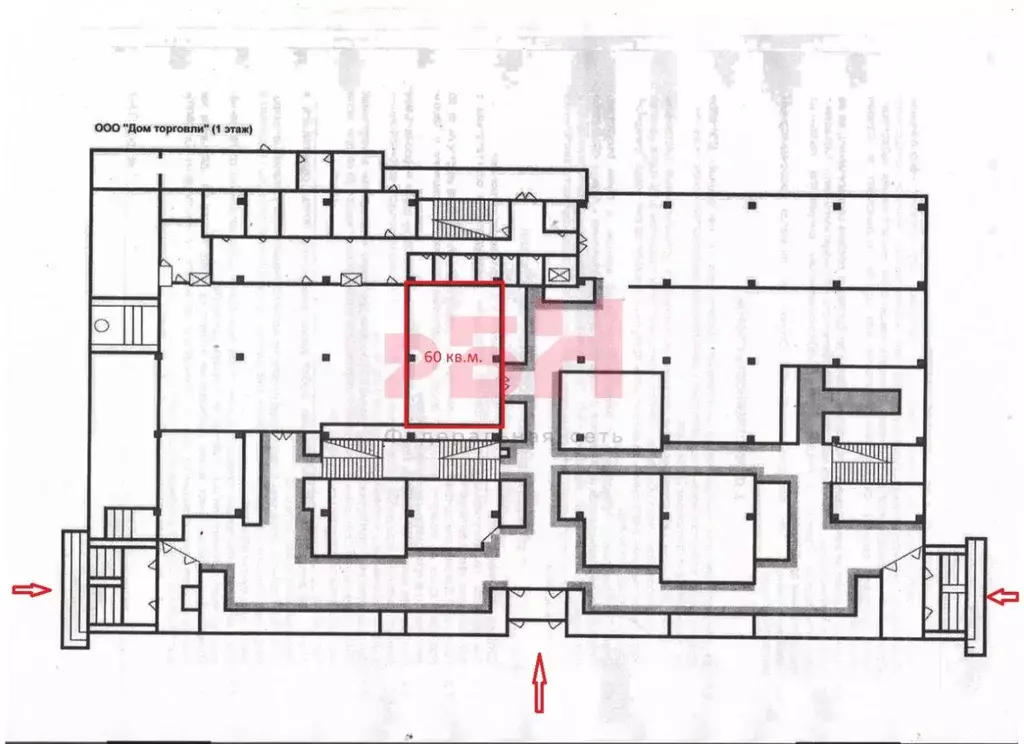 Торговая площадь в Пензенская область, Пенза ул. Циолковского (80 м) - Фото 2