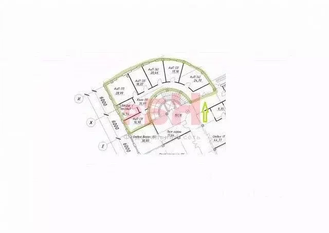 Офис в Тюменская область, Тюмень ул. Ленина, 2А (180 м) - Фото 2