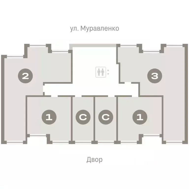 2-к кв. Тюменская область, Тюмень ул. Муравленко, 9к3 (81.65 м) - Фото 1