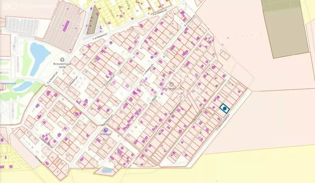 Участок в муниципальный округ Омский район, посёлок Ростовка (15 м) - Фото 1