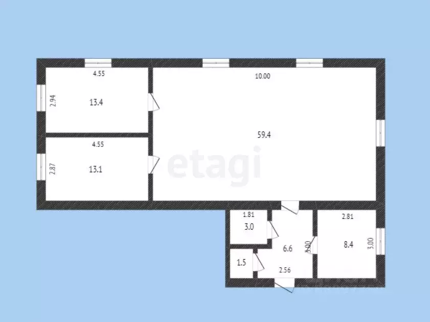 4-к кв. Карачаево-Черкесия, Черкесск ул. Космонавтов, 30А (120.0 м) - Фото 1