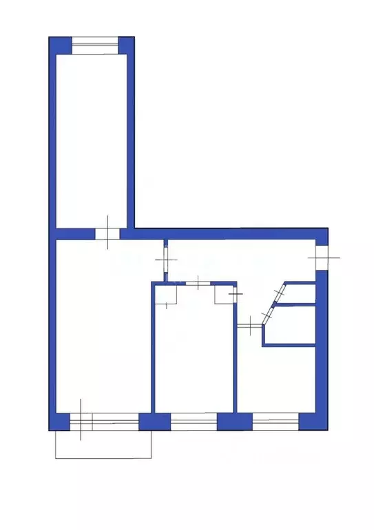 3-к кв. Кемеровская область, Кемерово Инициативная ул., 24А (60.0 м) - Фото 1