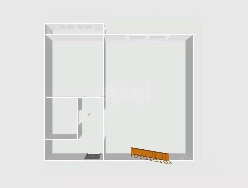 3-к кв. Сахалинская область, Южно-Сахалинск Большая Елань п/р, пер. ... - Фото 2